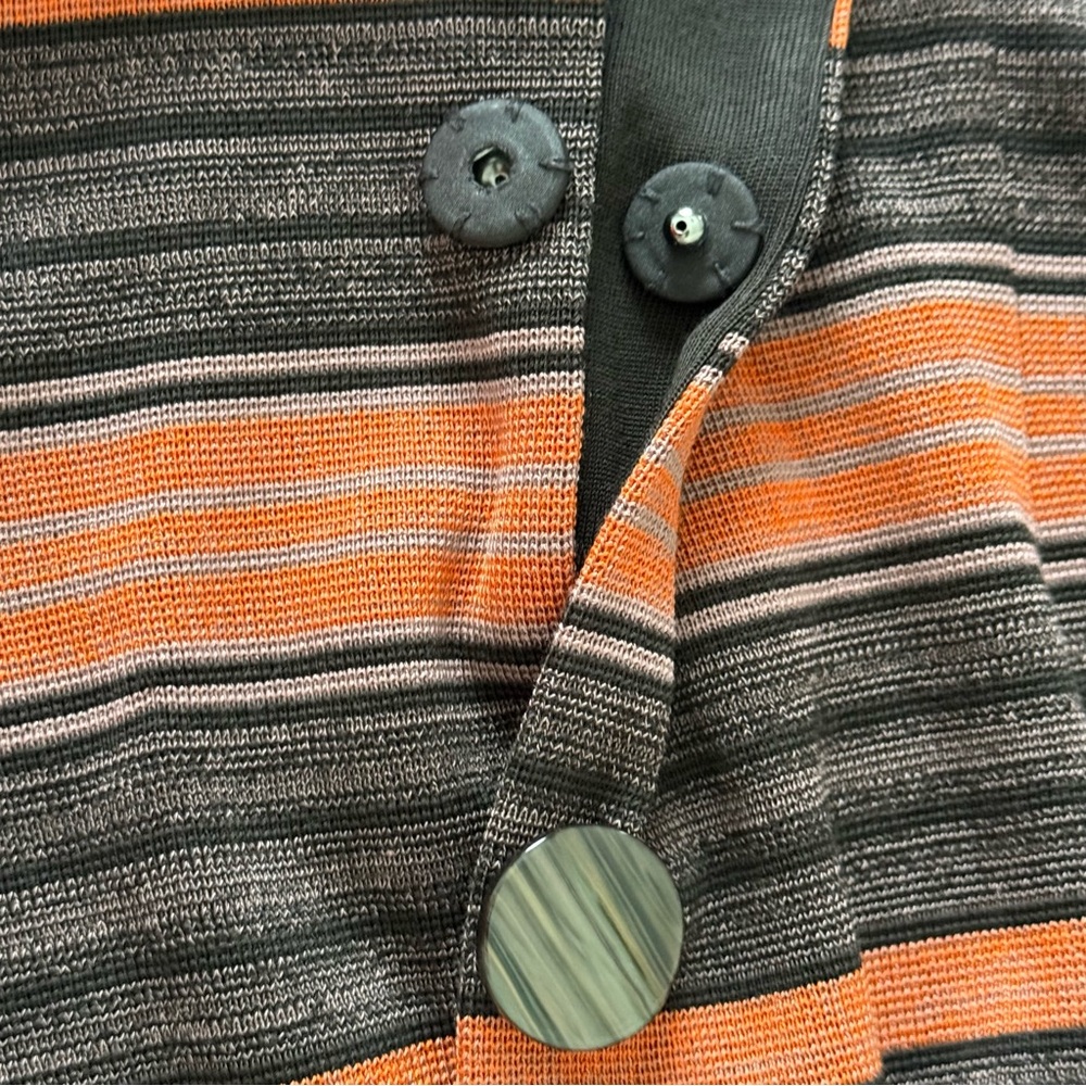 EUC Misook Striped Knit Jacket / Cardigan Size Large - Picture 6 of 8